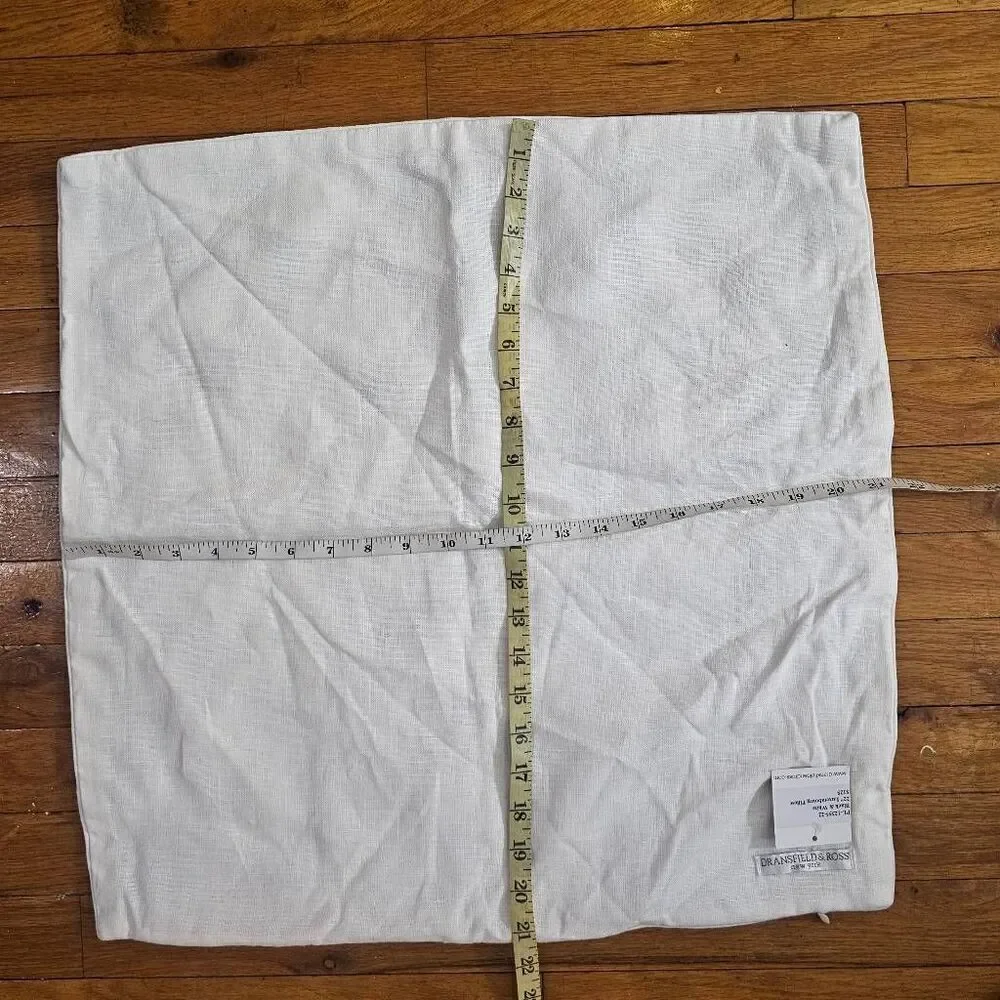 Dransfield & Ross Black and White Pillow 22 Inch